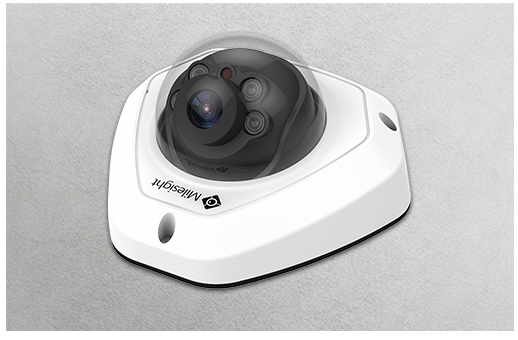 The Milesight Vandal-proof Mini Dome Network Camera.