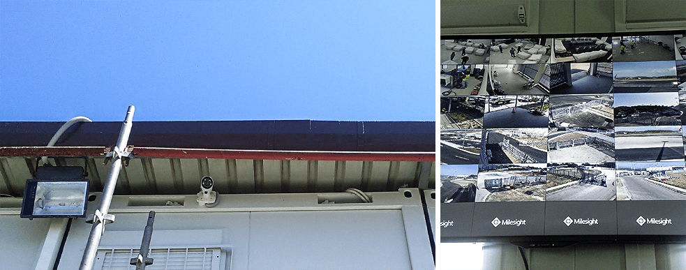 H.265+ Motorized Pro Bullet Network Camera and Central management system in the Jacksons International Airport.