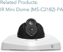 IR mini dome camera