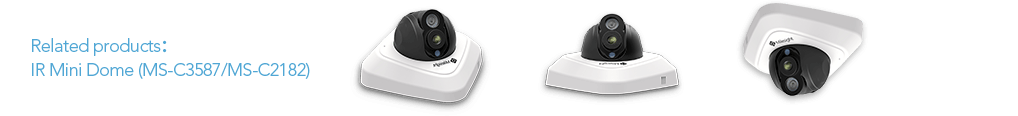 IR mini dome camera, mini dome camera