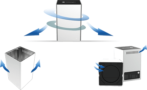 NVR heat dispation design