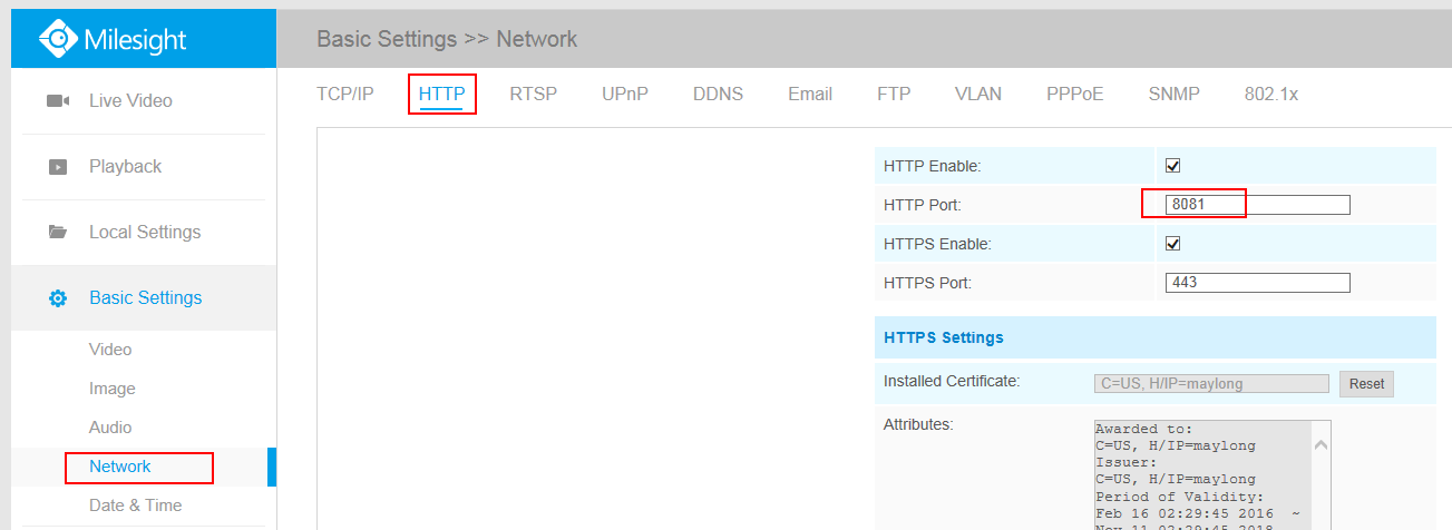 Port forwarding