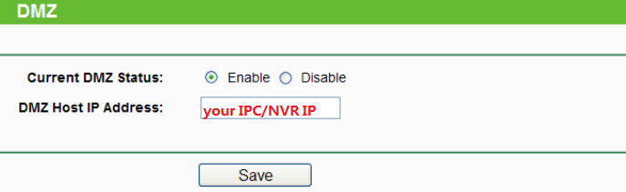 Port forwarding