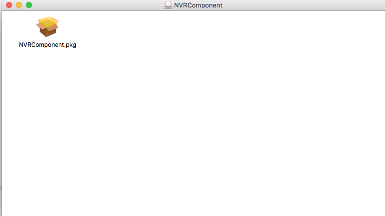 NVR Plugin Installation on MAC