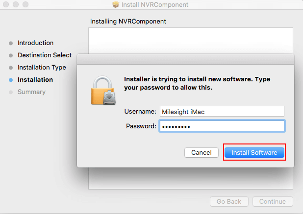 NVR Plugin Installation on MAC