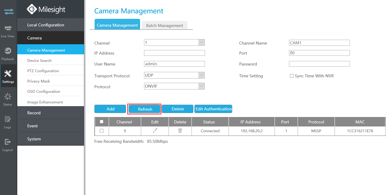 Plug camera