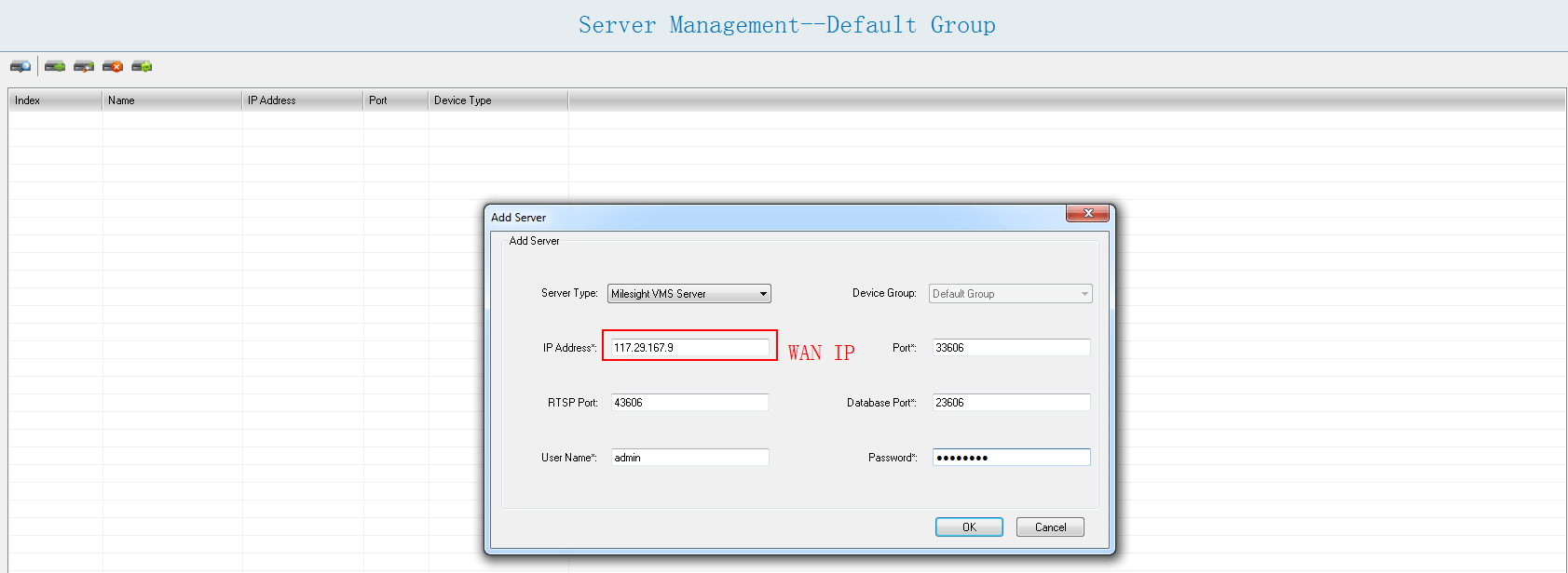 VMS Pro port forwarding