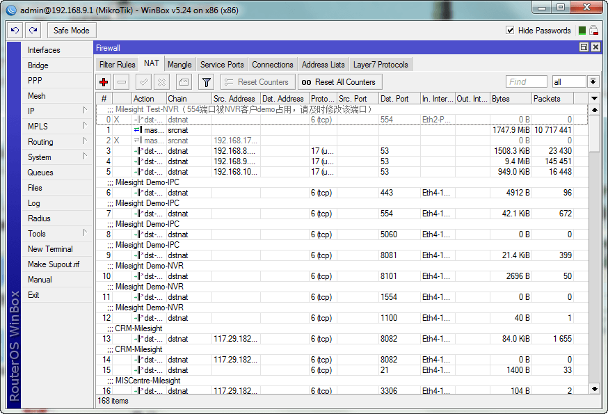 Port forwarding