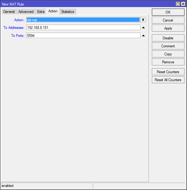 Port forwarding