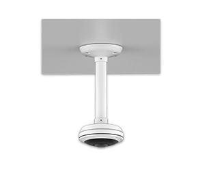 fisheye camera with pendant mount on the wall