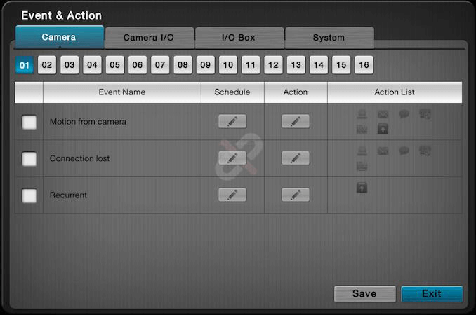 Motion detection on NUUO NVR