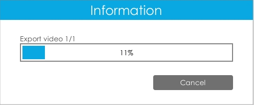 Backup in Playback interface